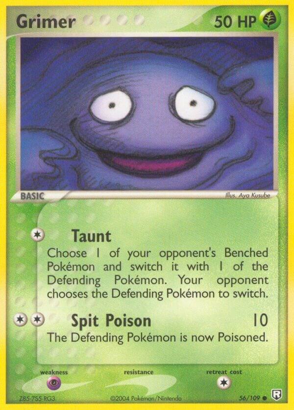 Pokemon Grimer 56/109 Team Rocket Returns