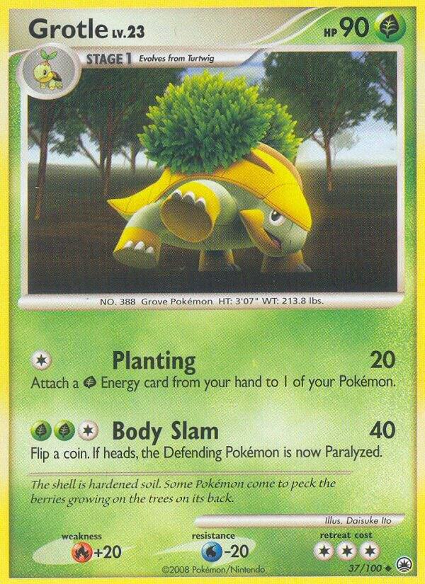 Pokemon Grotle 37/100 Majestic Dawn