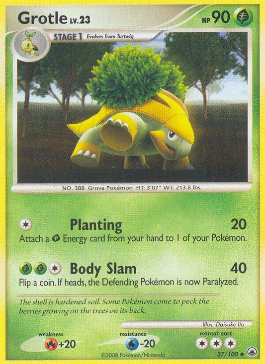 Pokemon Grotle 37/100 Majestic Dawn
