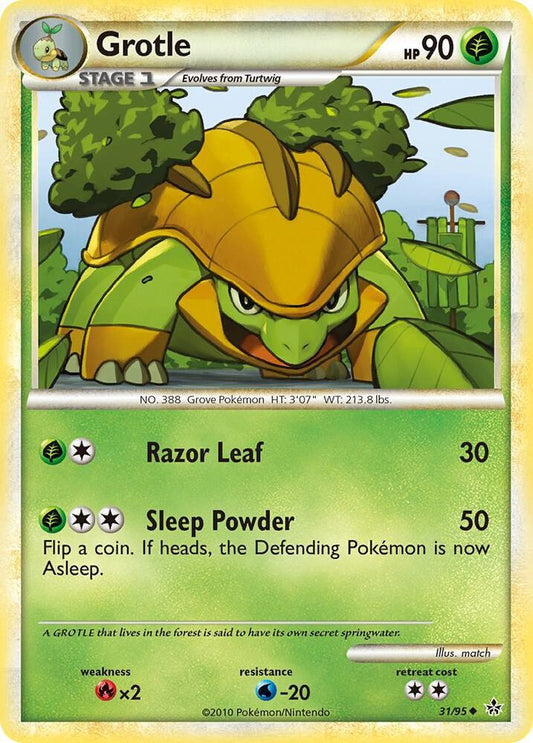 Pokemon Grotle 31/95 Unleashed
