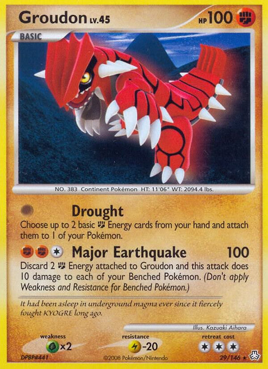 Pokemon Groudon 29/146 Legends Awakened