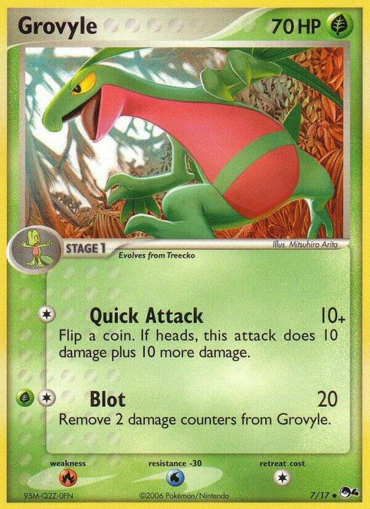 Pokemon Grovyle 7/17 POP Series 4