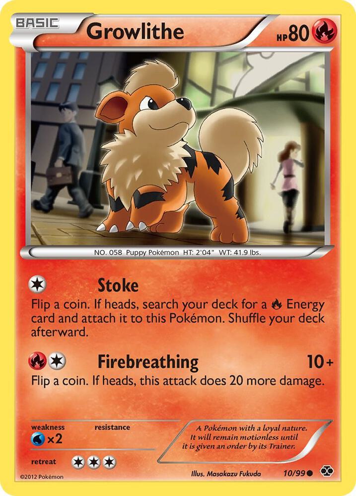 Pokemon Growlithe 10/99 Next Destinies