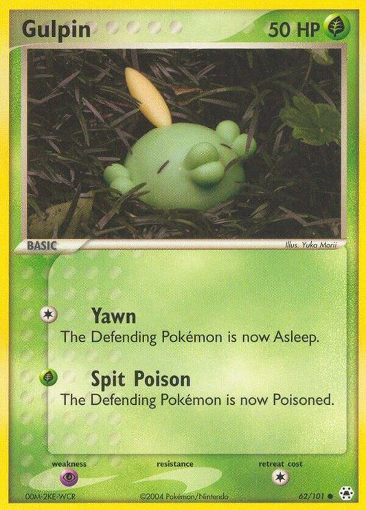 Pokemon Gulpin 62/101 Hidden Legends