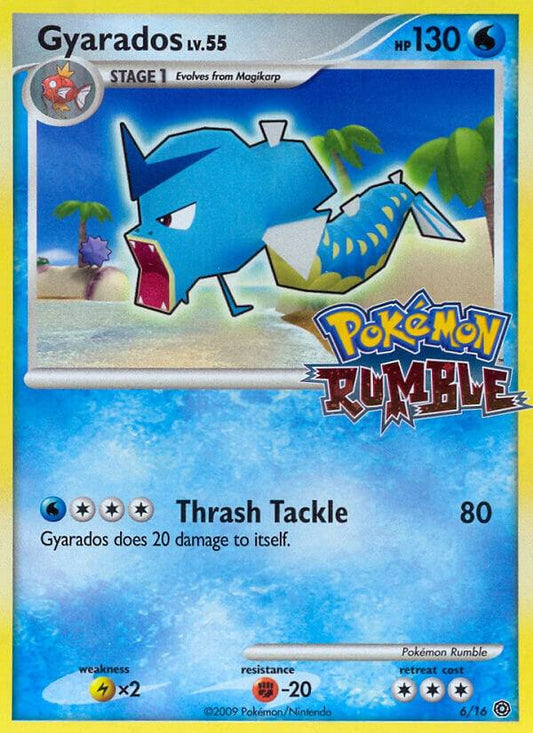 Pokemon Gyarados 6/16 Pokémon Rumble