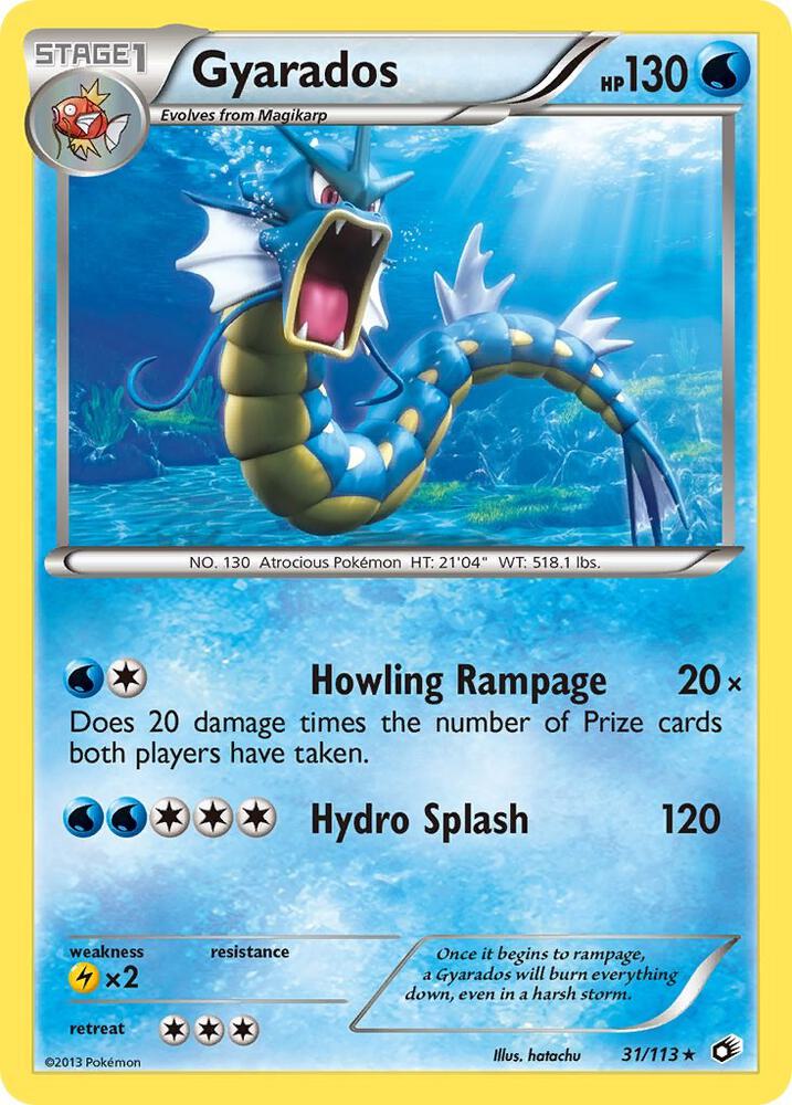 Pokemon Gyarados 31/113 Legendary Treasures