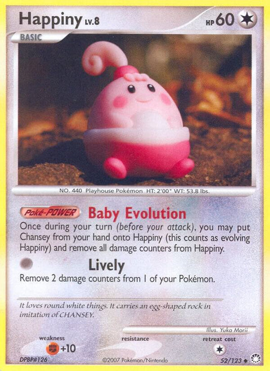Pokemon Happiny 52/123 Mysterious Treasures