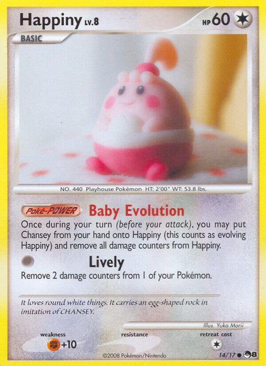 Pokemon Happiny 14/17 POP Series 8