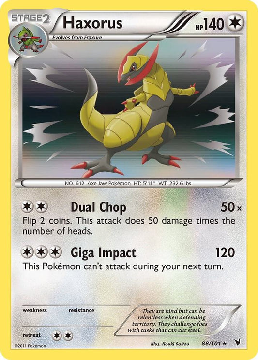 Pokemon Haxorus 88/101 Noble Victories