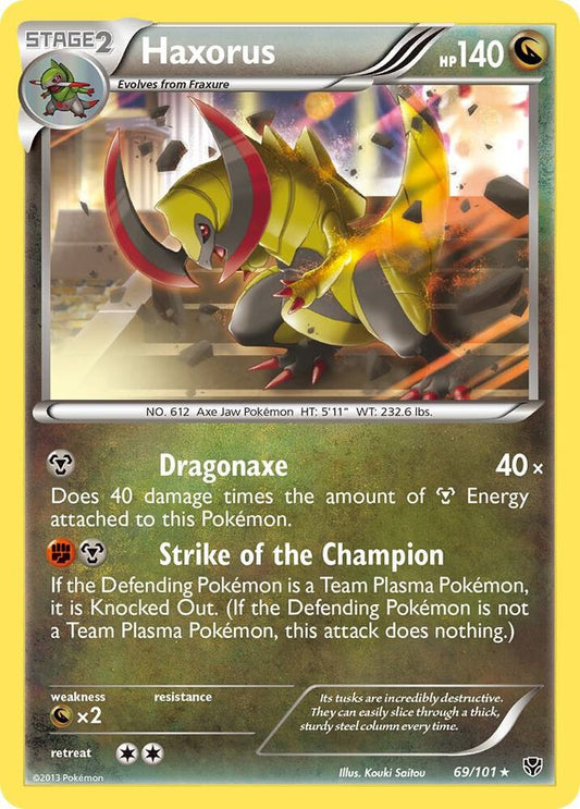 Pokemon Haxorus 69/101 Plasma Blast