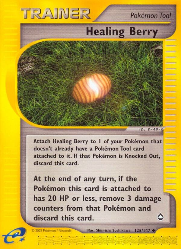 Pokemon Healing Berry 125/147 Aquapolis