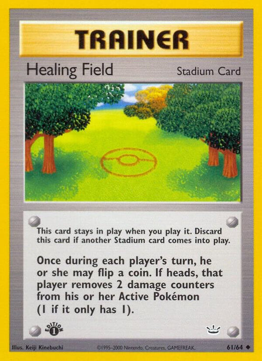 Pokemon Healing Field 61/64 Neo Revelation