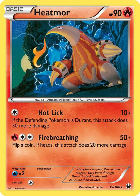 Pokemon Heatmor 19/108 Dark Explorers
