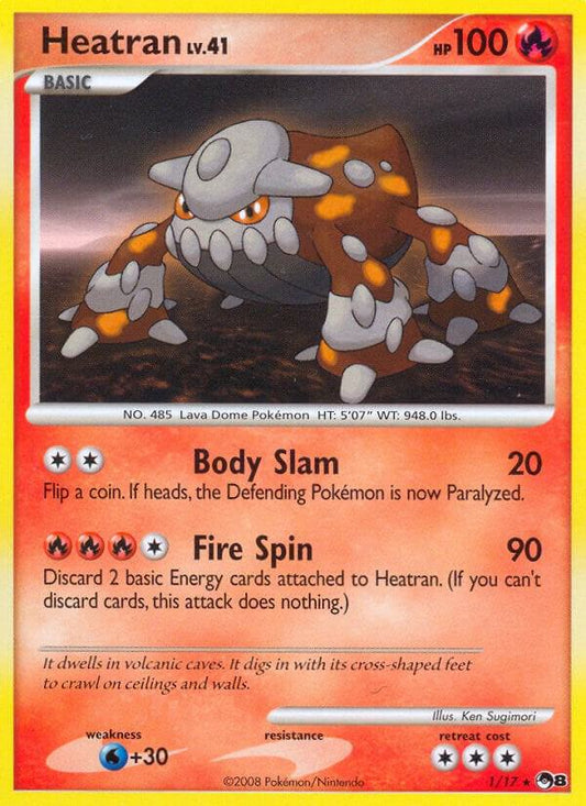Pokemon Heatran 1/17 POP Series 8