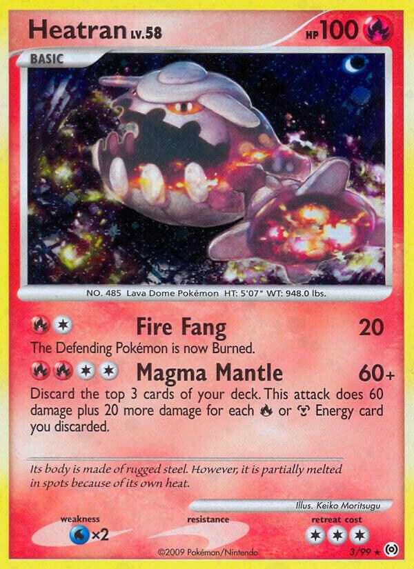 Pokemon Heatran 3/99 Arceus