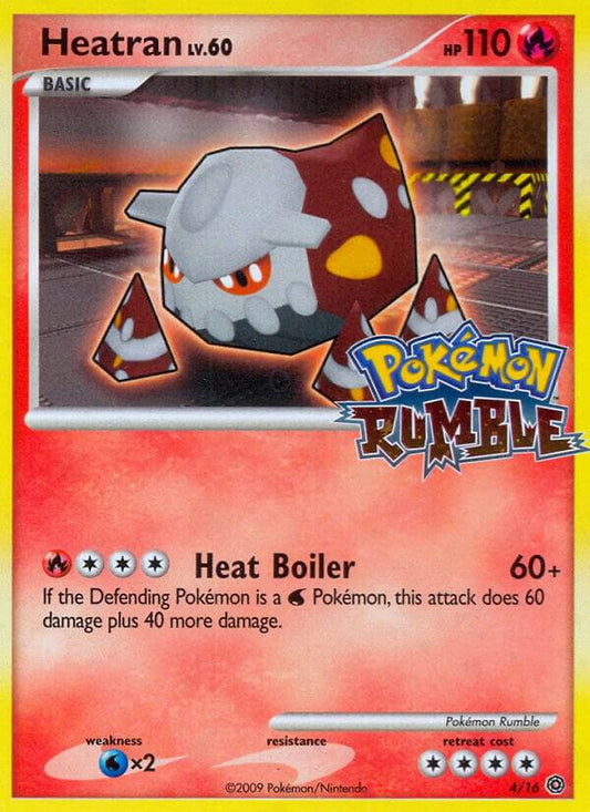 Pokemon Heatran 4/16 Pokémon Rumble