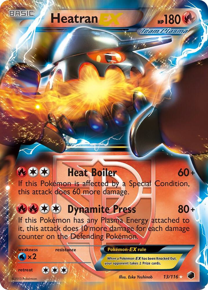 Pokemon Heatran EX 13/116 Plasma Freeze