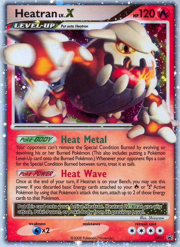 Pokemon Heatran LV.X DP31 Diamond & Pearl Promos