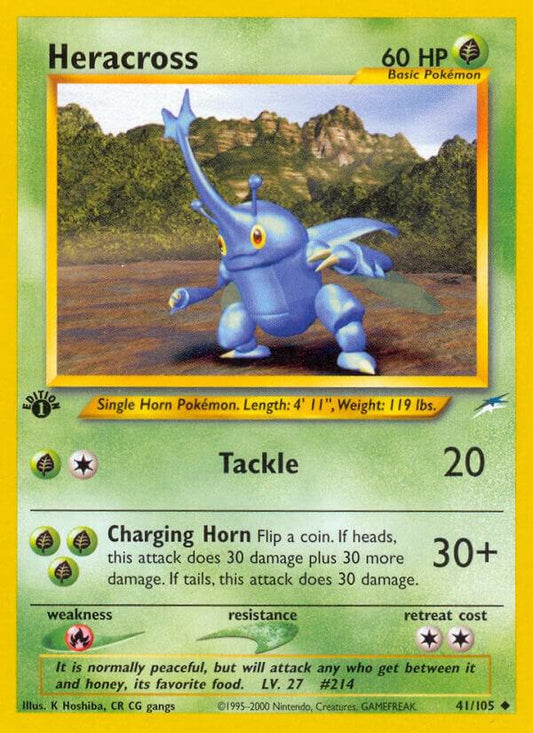 Pokemon Heracross 41/105 Neo Destiny
