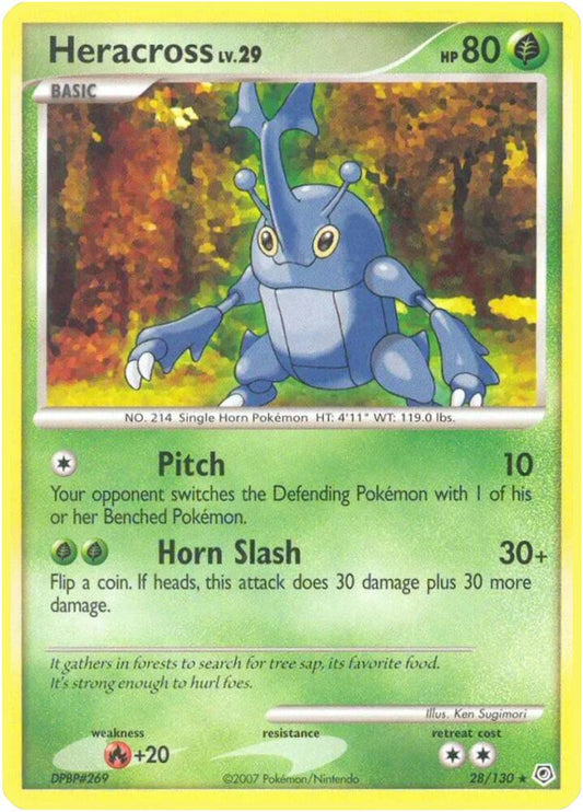 Pokemon Heracross 28/130 Diamond & Pearl