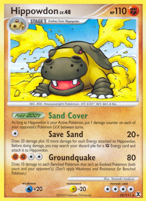 Pokemon Hippowdon 25/111 Rising Rivals