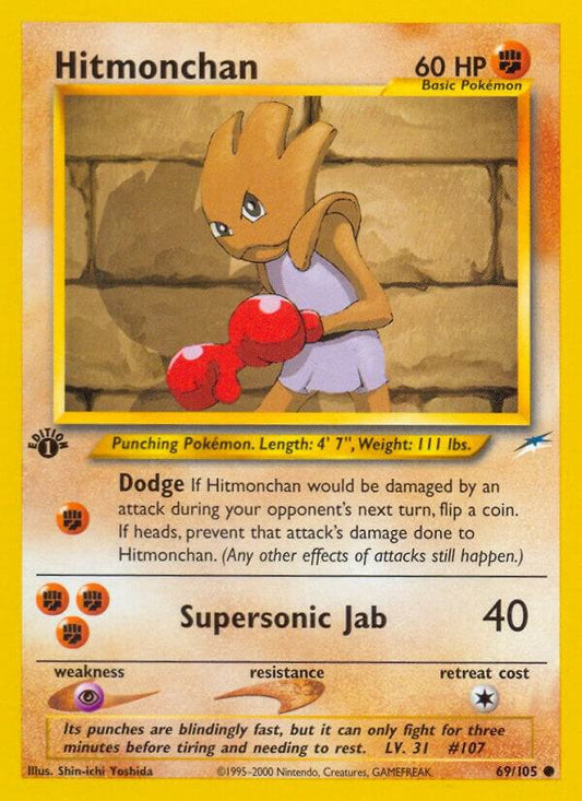 Pokemon Hitmonchan 69/105 Neo Destiny