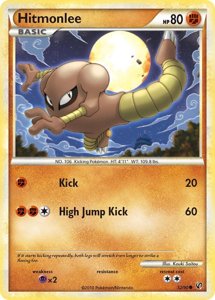 Pokemon Hitmonlee 52/90 Undaunted