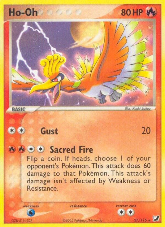 Pokemon Ho-Oh 27/115 Unseen Forces
