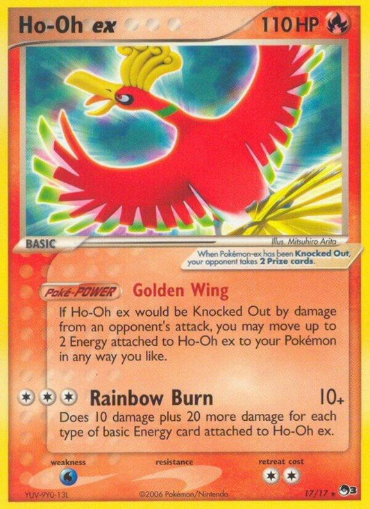 Pokemon Ho-Oh ex 17/17 Non-Holo POP Series 3