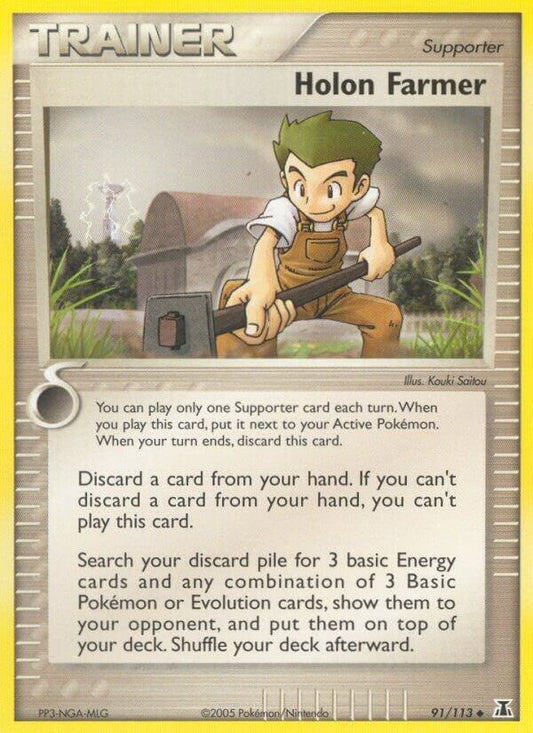 Pokemon Holon Farmer 91/113 Delta Species