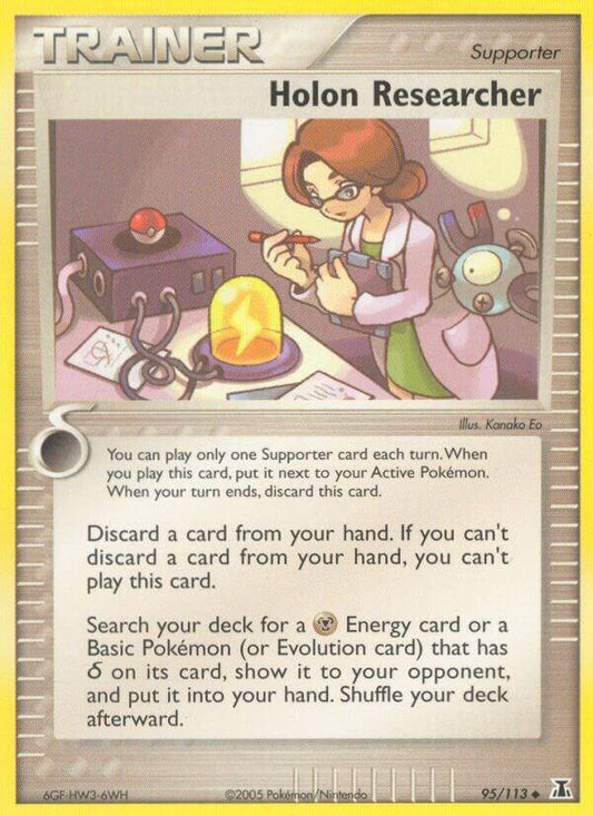 Pokemon Holon Researcher 95/113 Delta Species