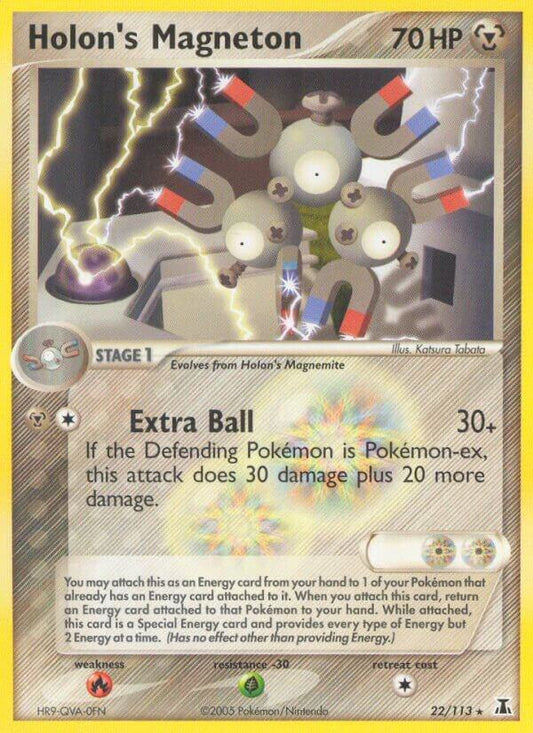 Pokemon Holon's Magneton 22/113 Delta Species