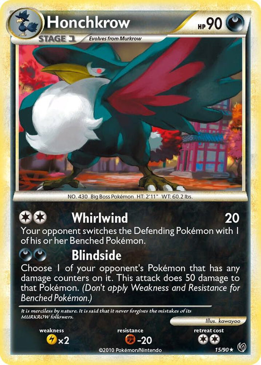 Pokemon Honchkrow 15/90 Undaunted