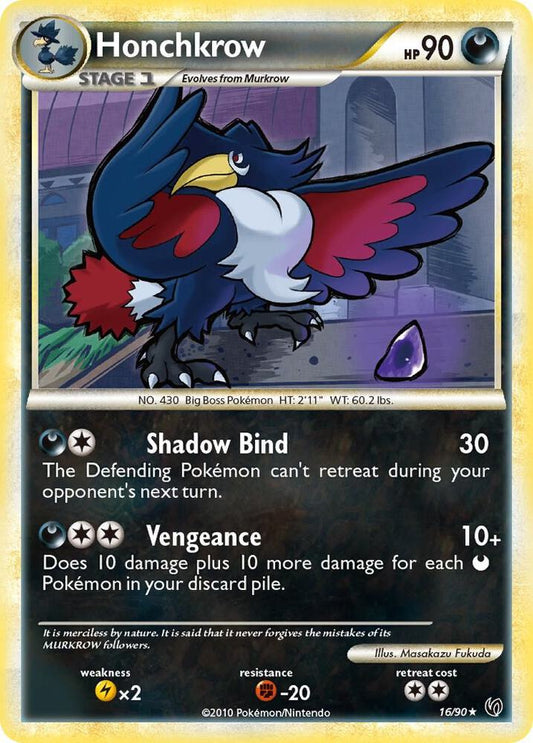 Pokemon Honchkrow 16/90 Undaunted
