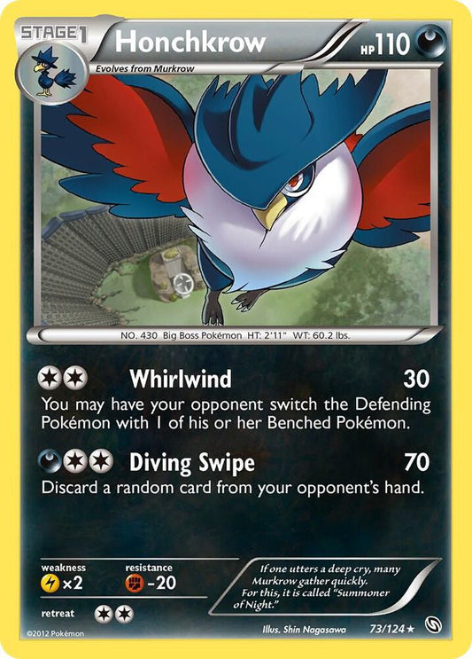 Pokemon Honchkrow 73/124 Dragons Exalted