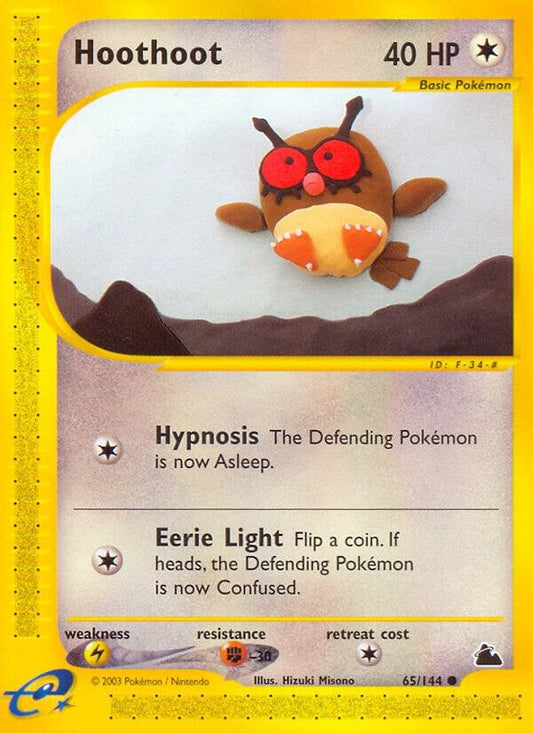 Pokemon Hoothoot 65/144 Skyridge