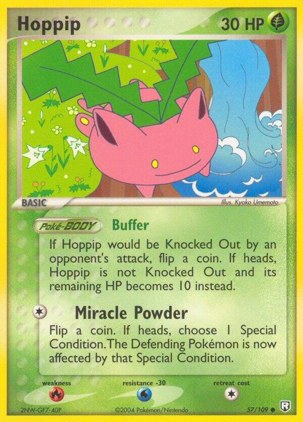 Pokemon Hoppip 57/109 Team Rocket Returns