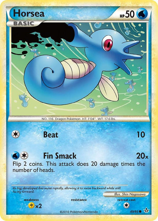 Pokemon Horsea 49/95 Unleashed