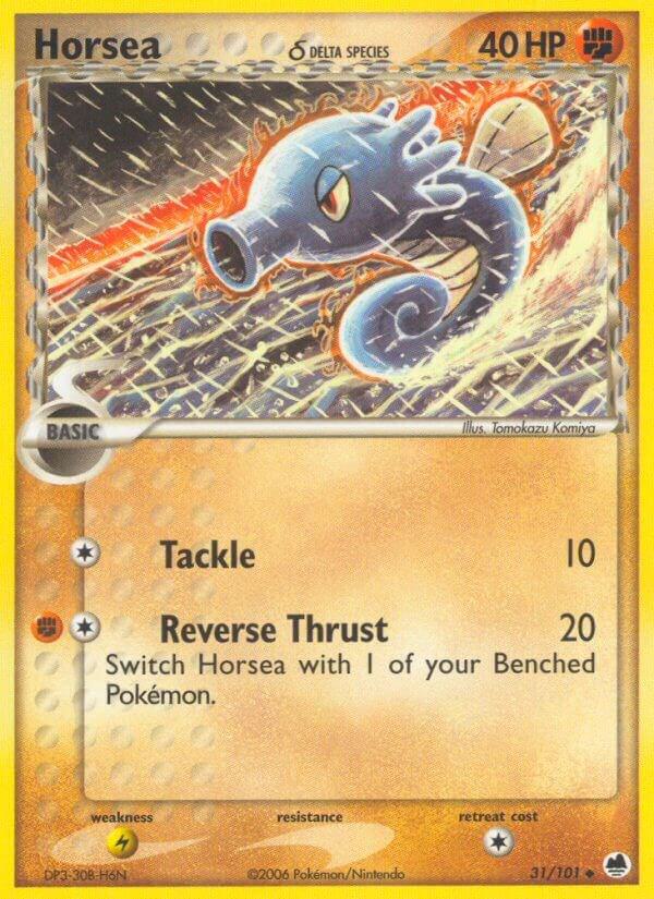 Pokemon Horsea δ 31/101 Dragon Frontiers