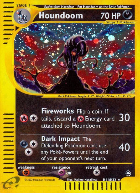 Pokemon Houndoom H11/147 Aquapolis