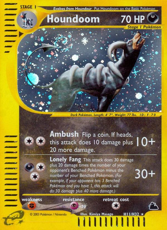 Pokemon Houndoom H11/144 Skyridge