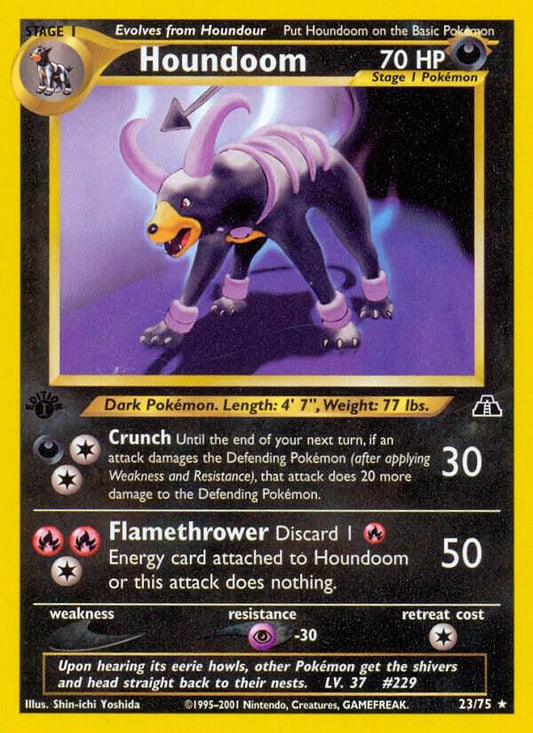 Pokemon Houndoom 23/75 Neo Discovery