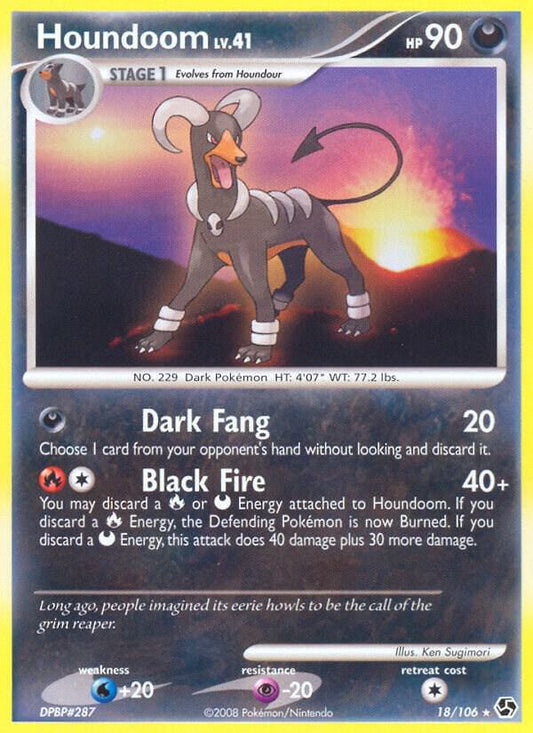 Pokemon Houndoom 18/106 Great Encounters