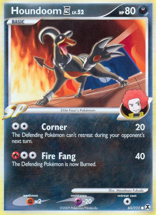 Pokemon Houndoom E4 65/111 Rising Rivals