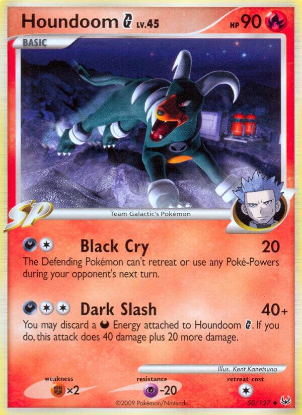 Pokemon Houndoom G 50/127 Platinum