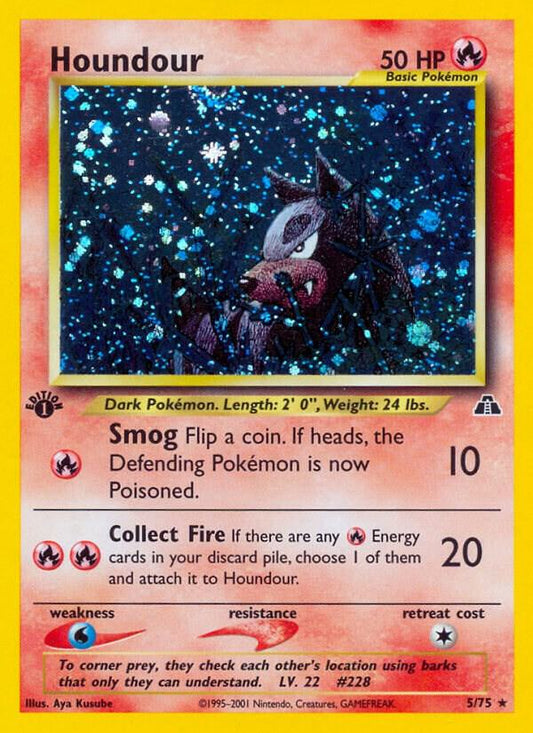Pokemon Houndour 05/75 Neo Discovery