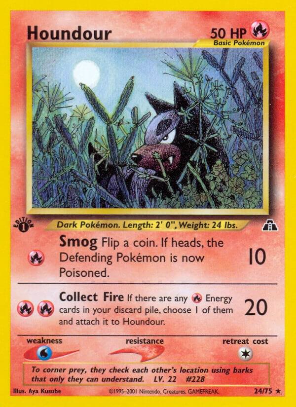 Pokemon Houndour 24/75 Neo Discovery