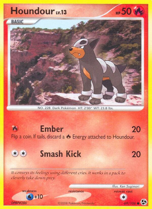 Pokemon Houndour 69/106 Great Encounters