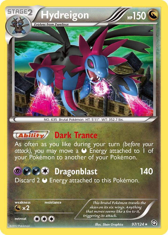 Pokemon Hydreigon 97/124 Dragons Exalted