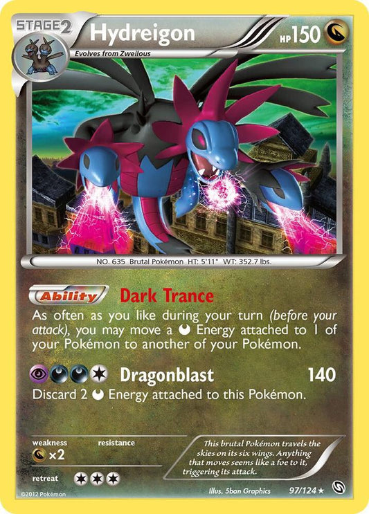 Pokemon Hydreigon 97/124 Dragons Exalted